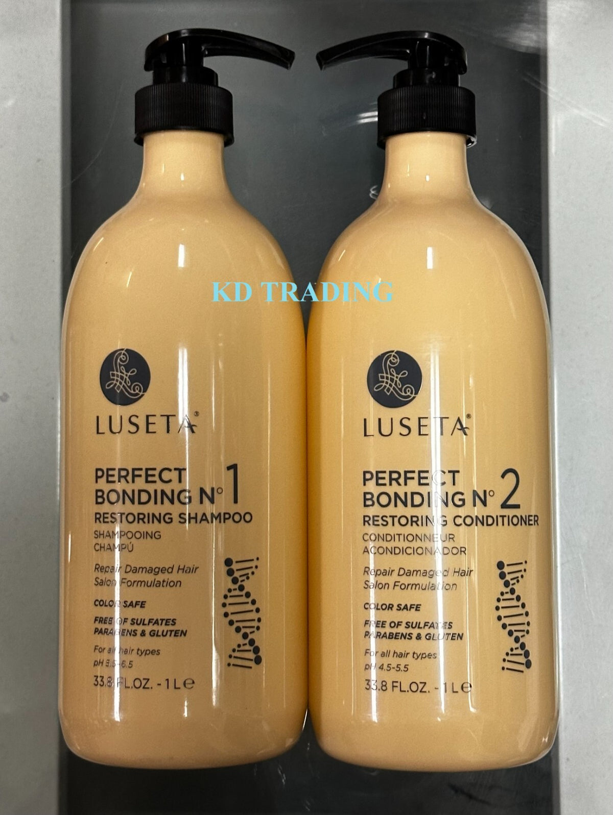 Restoring Hair Shampoo & Conditioner Set for Damaged Hair - Sulfate-Free, Natural Ingredients