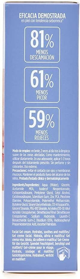 Seborrheic Skin Facial Gel-Cream for Daily Moisturizing & Mattifying - 50ml