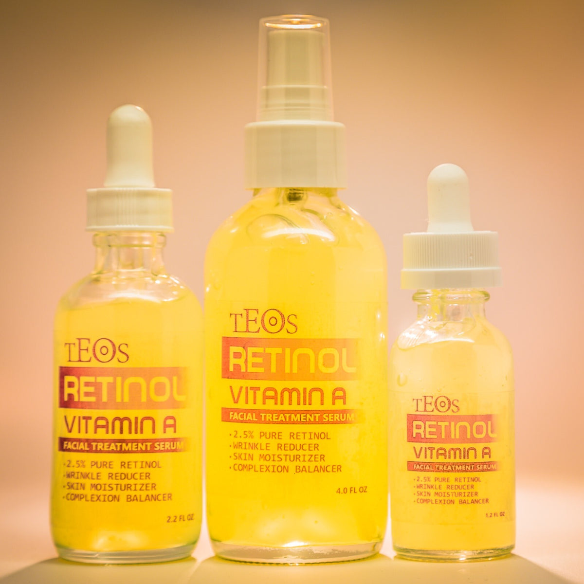 Pure Retinol Vitamin A Serum with Hyaluronic Acid - Anti-Aging Skin Care