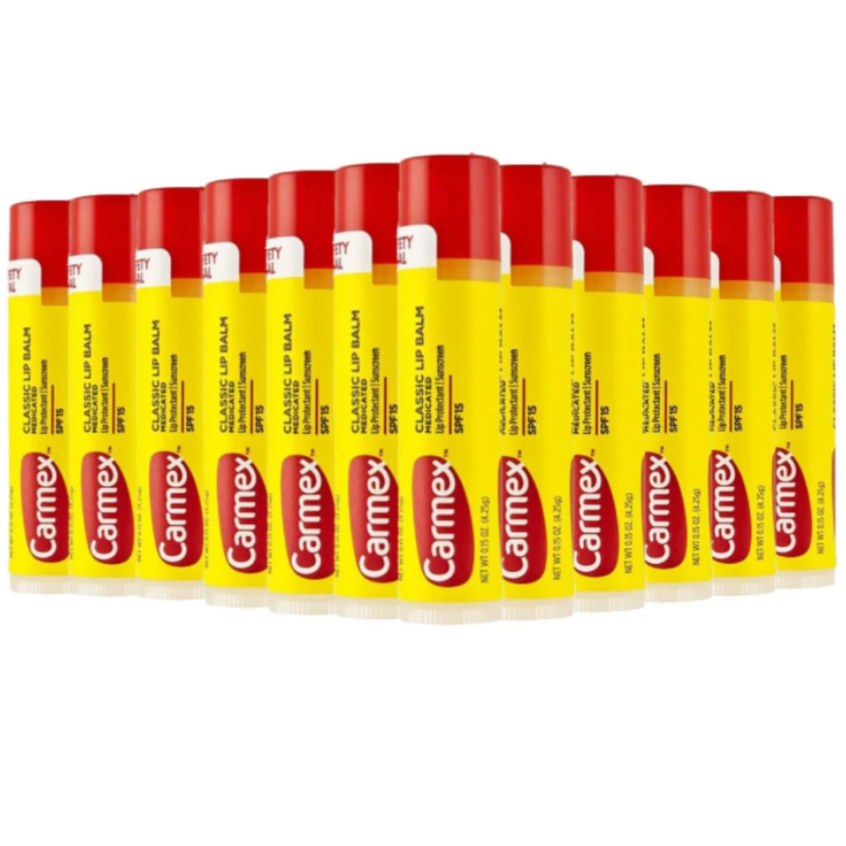 Medicated Lip Balm SPF 15 - Hydrating & Sun Protection, 12-Pack
