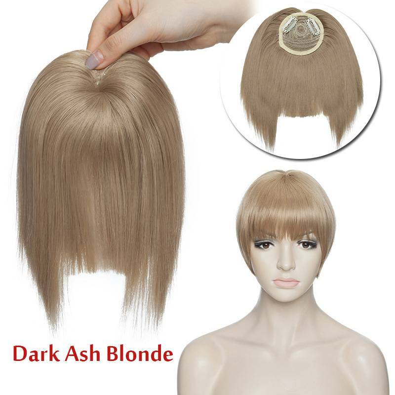 Clip-In Hair Bangs Extensions - Wispy, Natural, 9-inch Styles
