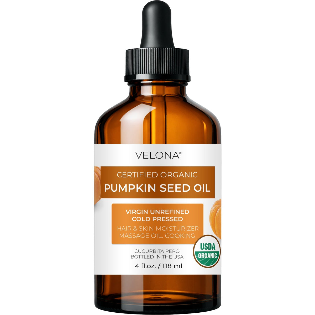 Organic Pumpkin Seed Oil - Cold Pressed Virgin Culinary & Cosmetic Oil, 2 Fl Oz to 1 Gallon