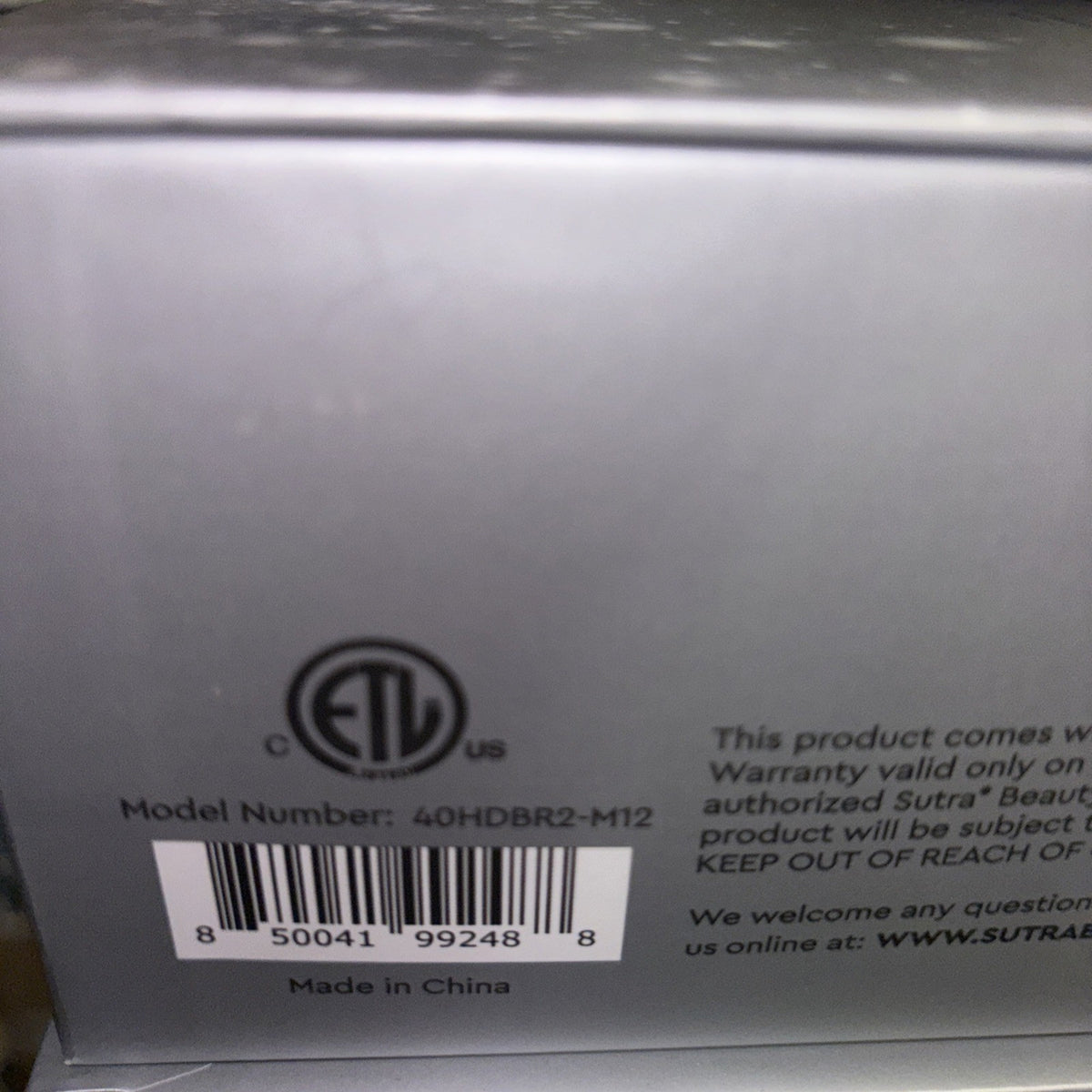 Sutra Limited Edition Professional 2" Style & Dry Blowout Brush - Silver