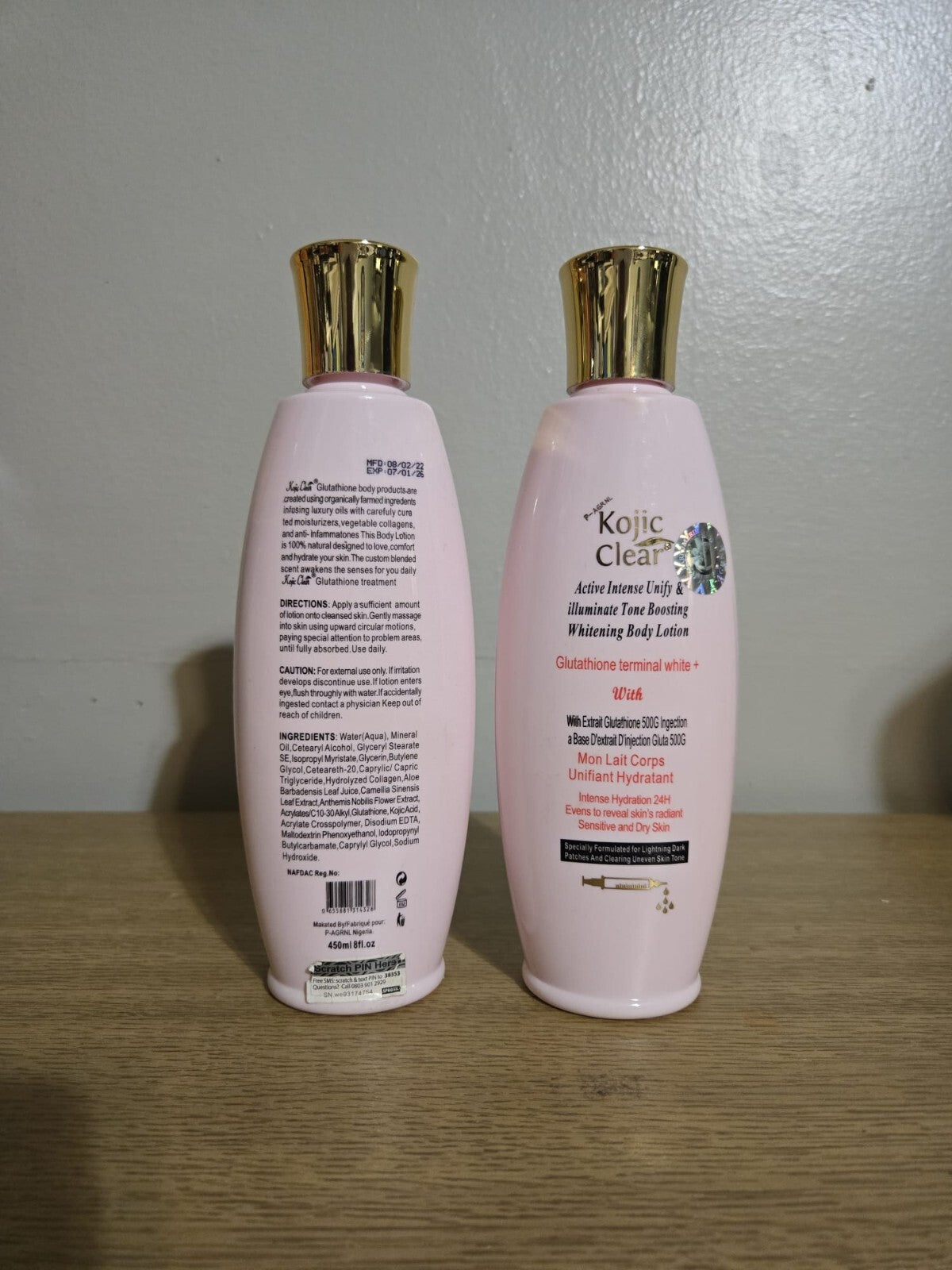 Kojic Glutathione Brightening Lotion for Skin Tone & Illuminate Skin