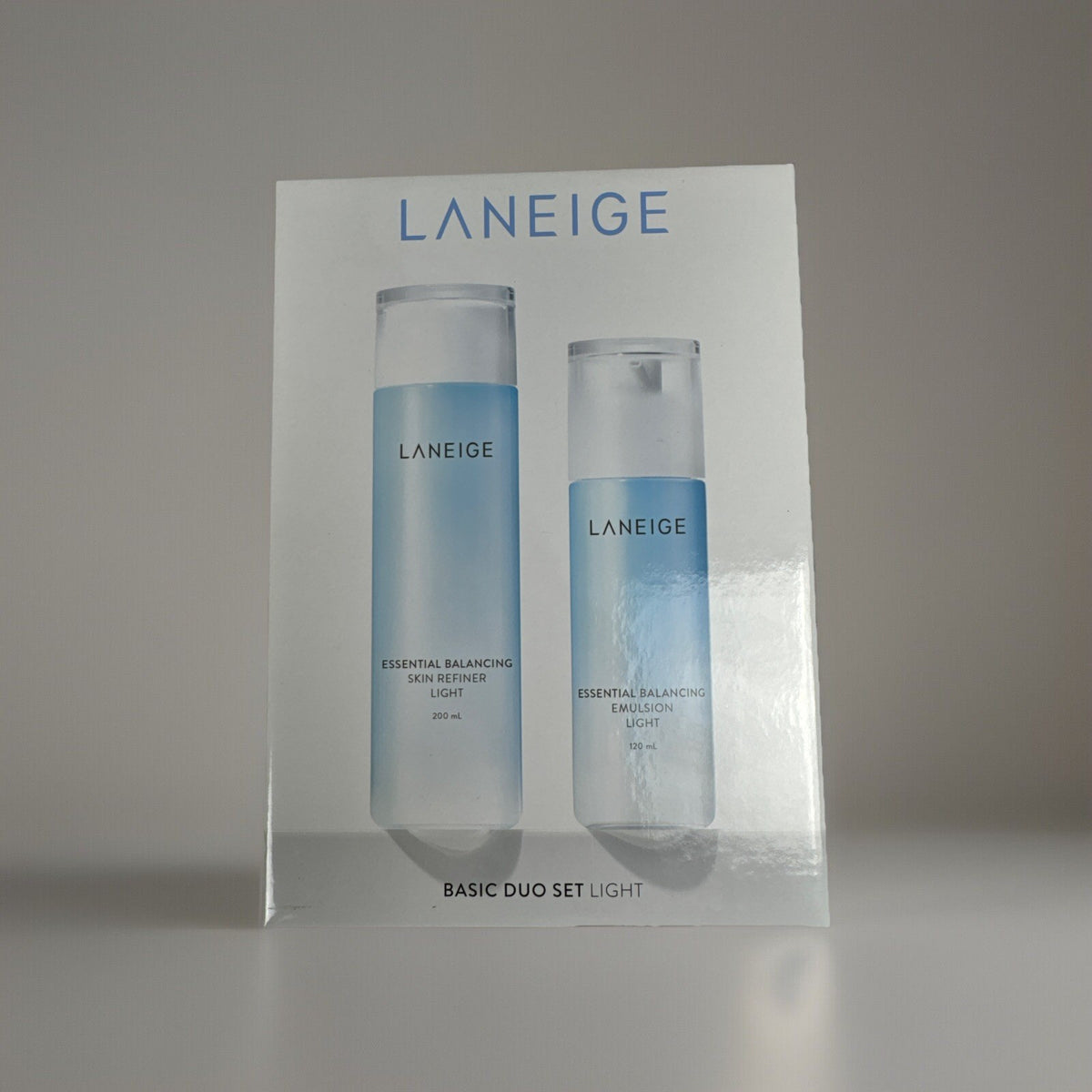 LANEIGE Moisture & Power Skin Care Duo Set - 5-Pc Travel Size NIB
