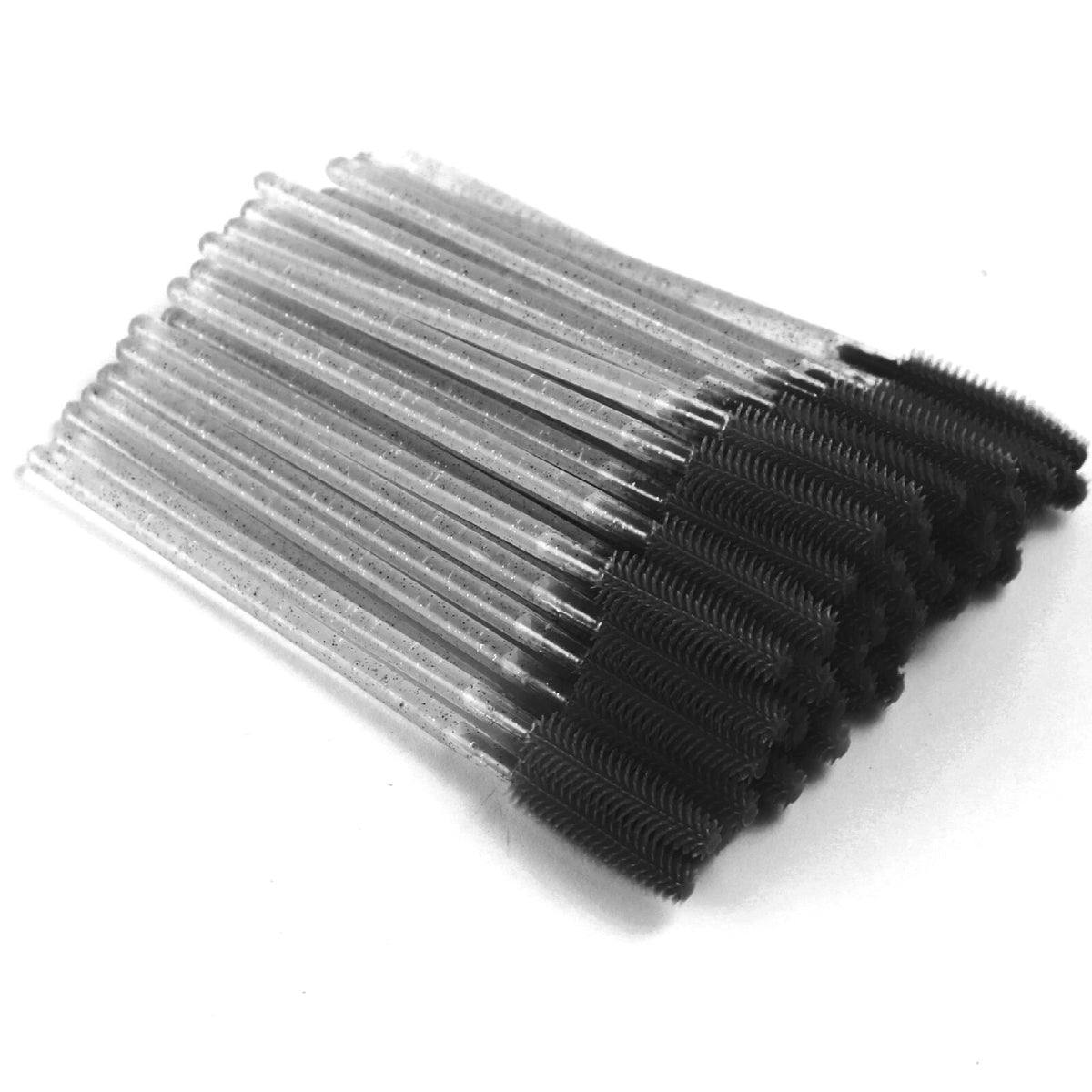 Disposable Silicone Mascara Wands - Hygienic Eyelash & Eyebrow Applicators, 50 or 100 Pieces