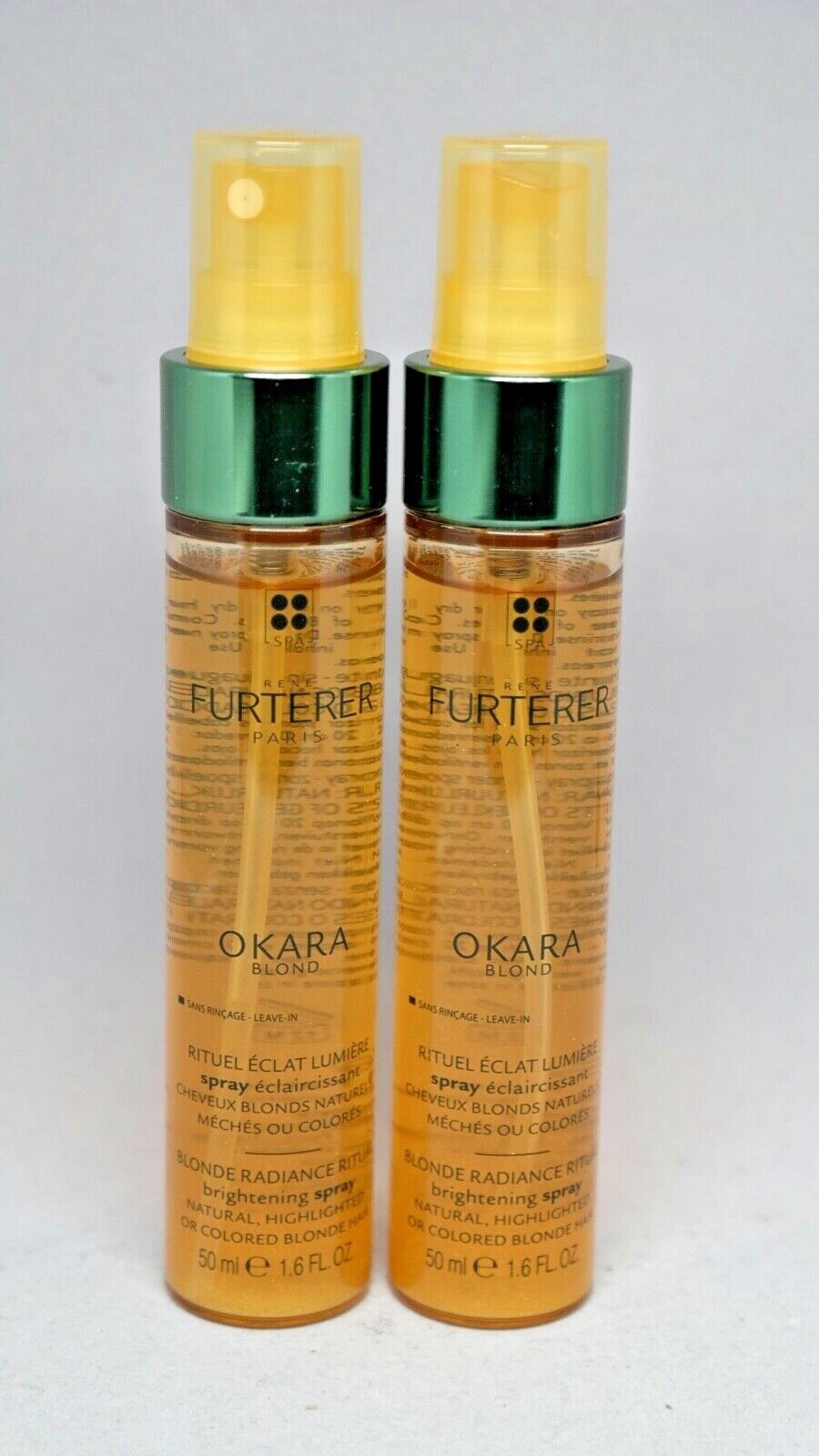 (2 Pack) Blonde Hair Brightening Spray - Sulfate & Silicone Free Hair Shine Serum with Cocoa Butter & Biotin