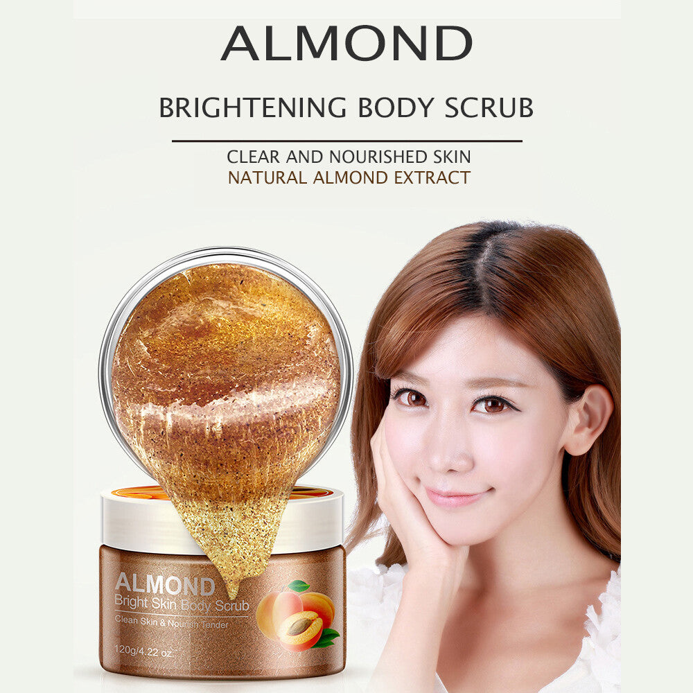 Moisturizing Body Scrub with Shea Butter, Almond & Cucumber - 120g