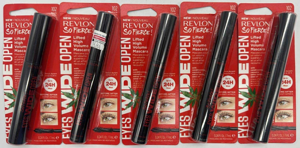 Revlon So Fierce Lifted High Volume Mascara - Black - 5 Pack, 0.24 Fl Oz Each