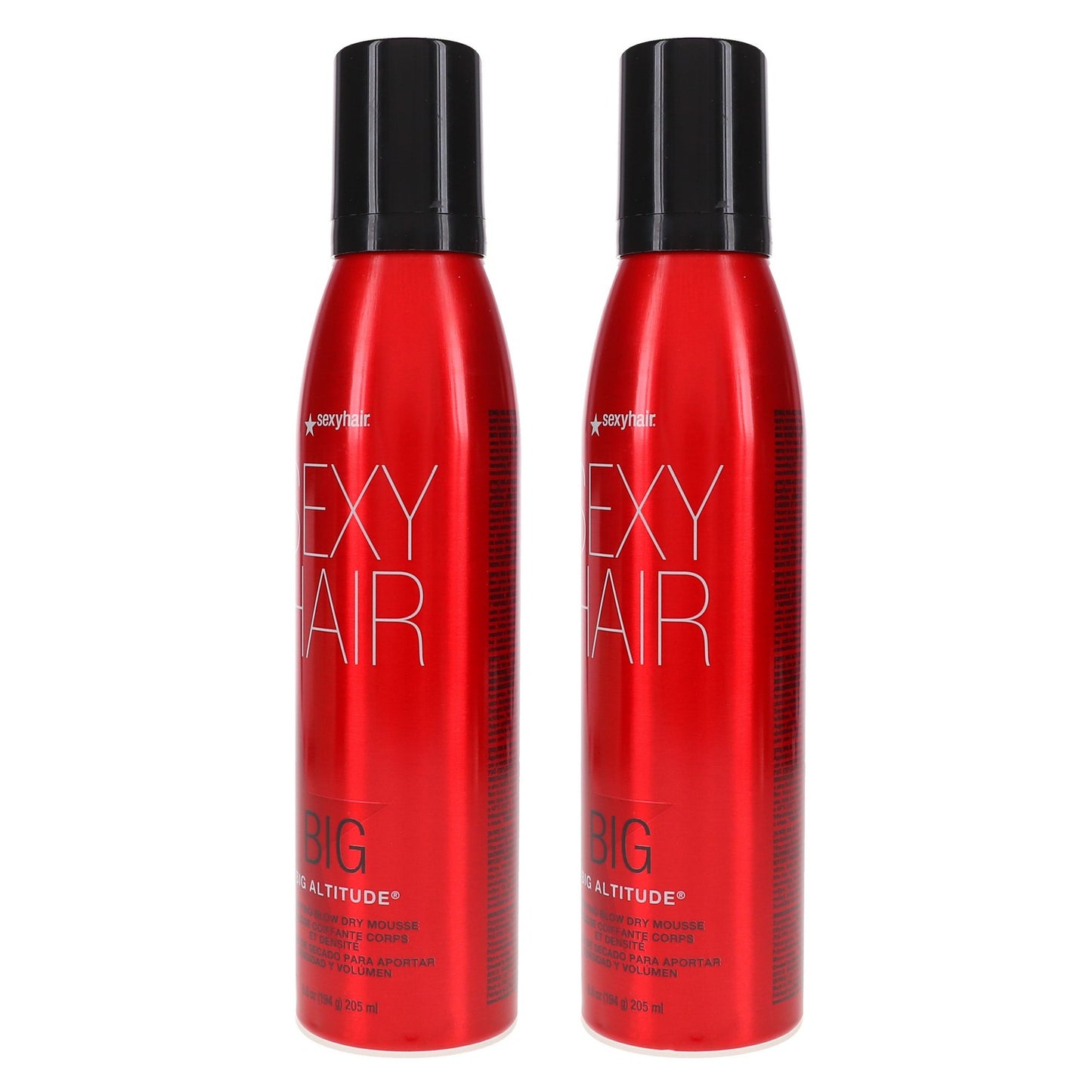 Hair Volumizing Mousse 6.8 oz - Pack of 2 for Frizz Control & Fullness