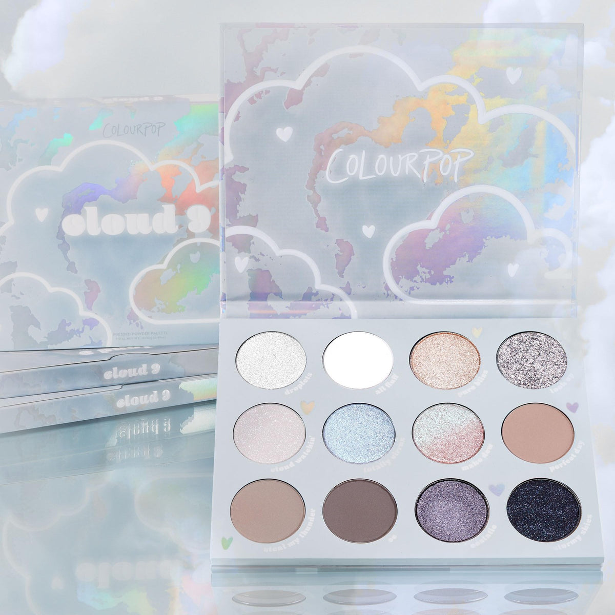 ColourPop Eyeshadow Palette with Matte, Metallic, Glitter & Sparkle Finishes - High-Pigment Eye Makeup