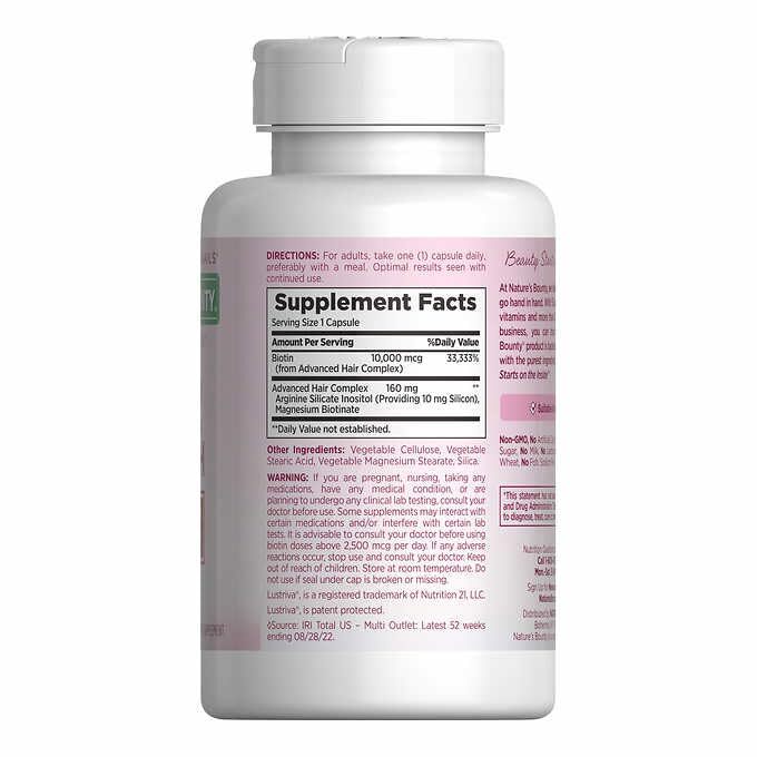 Hair Growth Supplement with Biotin, Silicon & Arginine