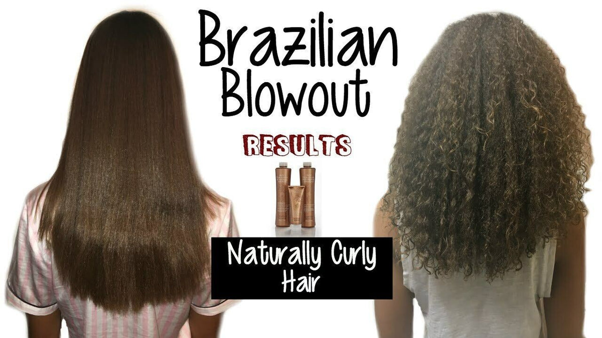 Brazilian Blowout Hair Straightening Kit with Solution, Shampoo & Mask