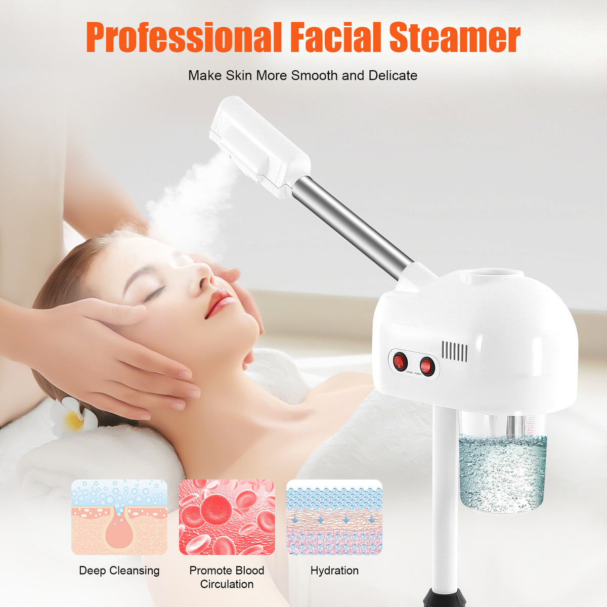 Facial Steamer with Ozone Function 800W