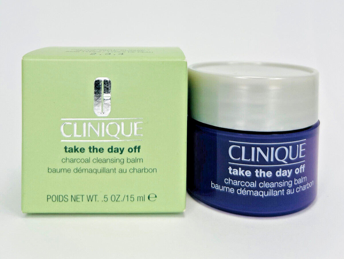 Clinique Charcoal Cleansing Balm .5oz Facial Makeup Remover