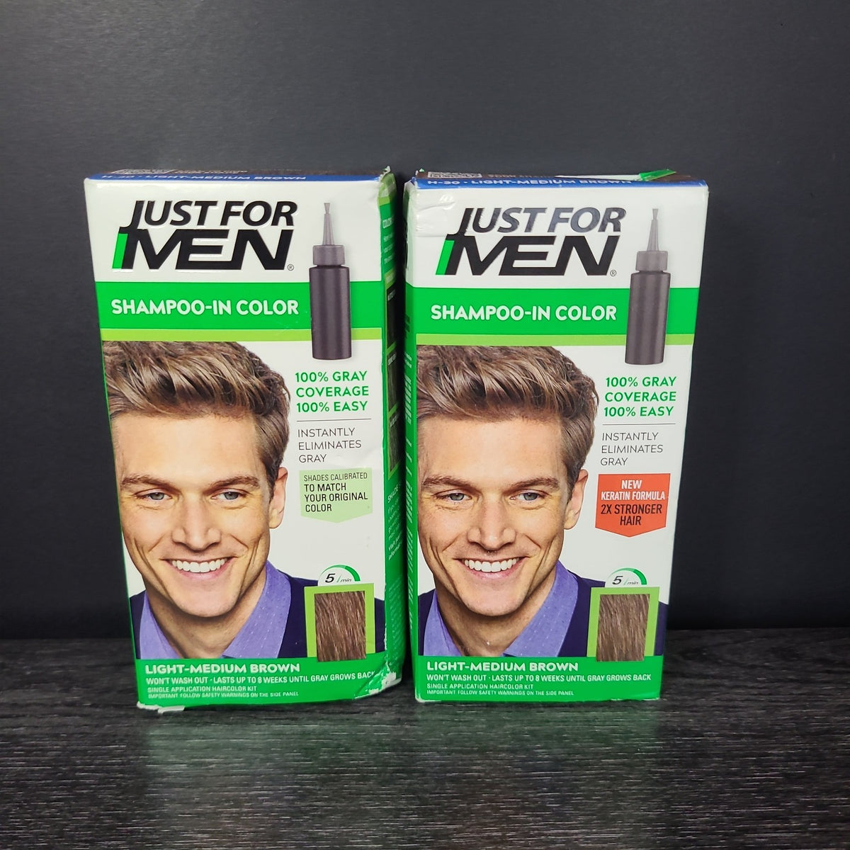 Shampoo-In Hair Color H-30 Light Medium Brown - 2 Pack