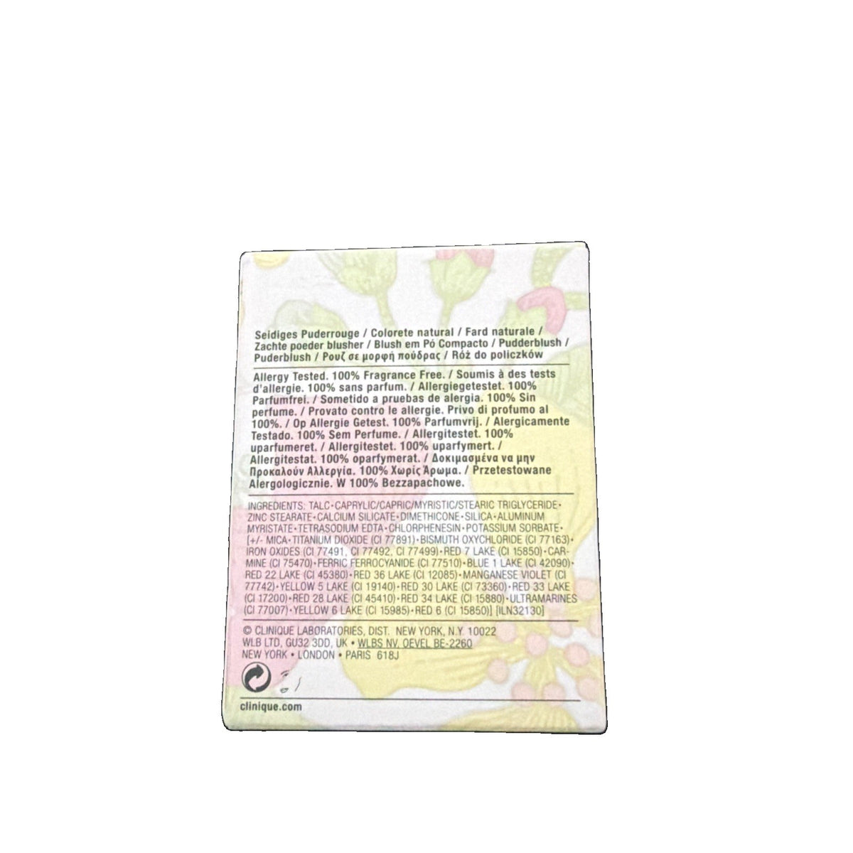 Clinique Powder Blusher in Mocha Pink - Full Size Face Makeup