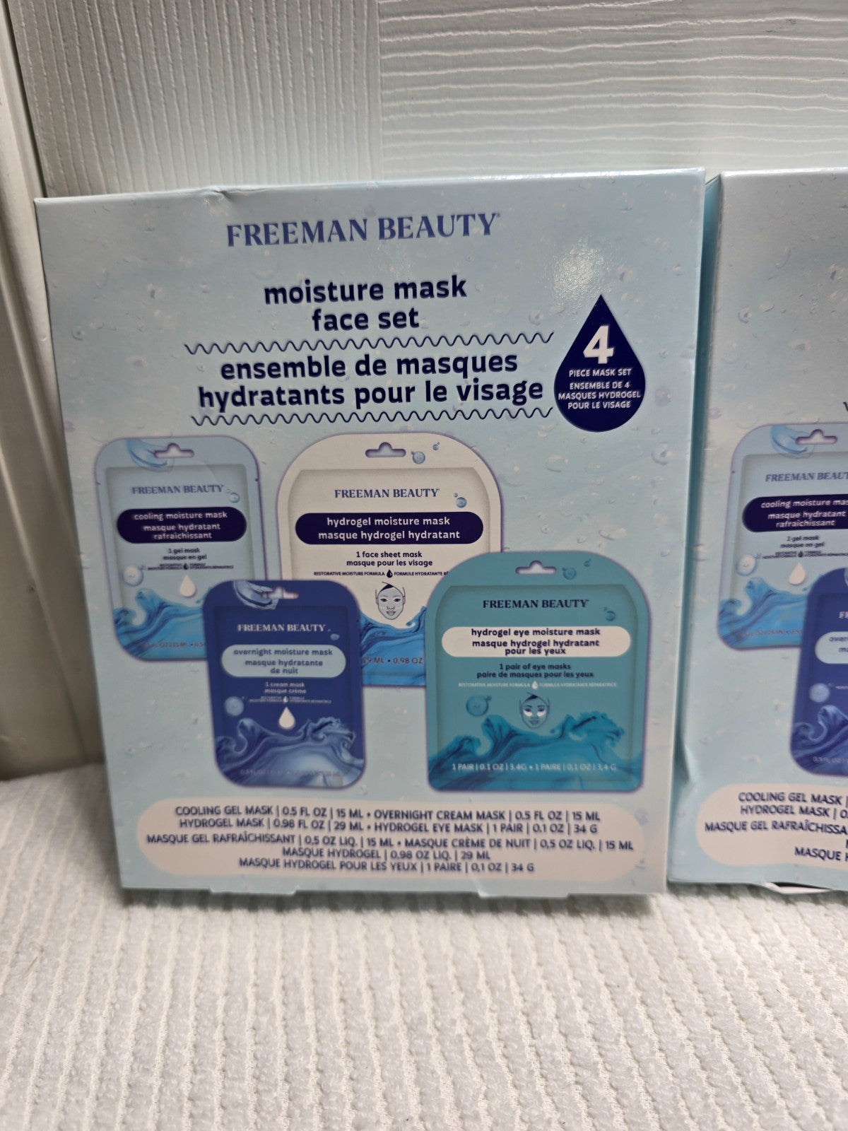 Moisture Mask Set for Face & Under Eye 4pcs