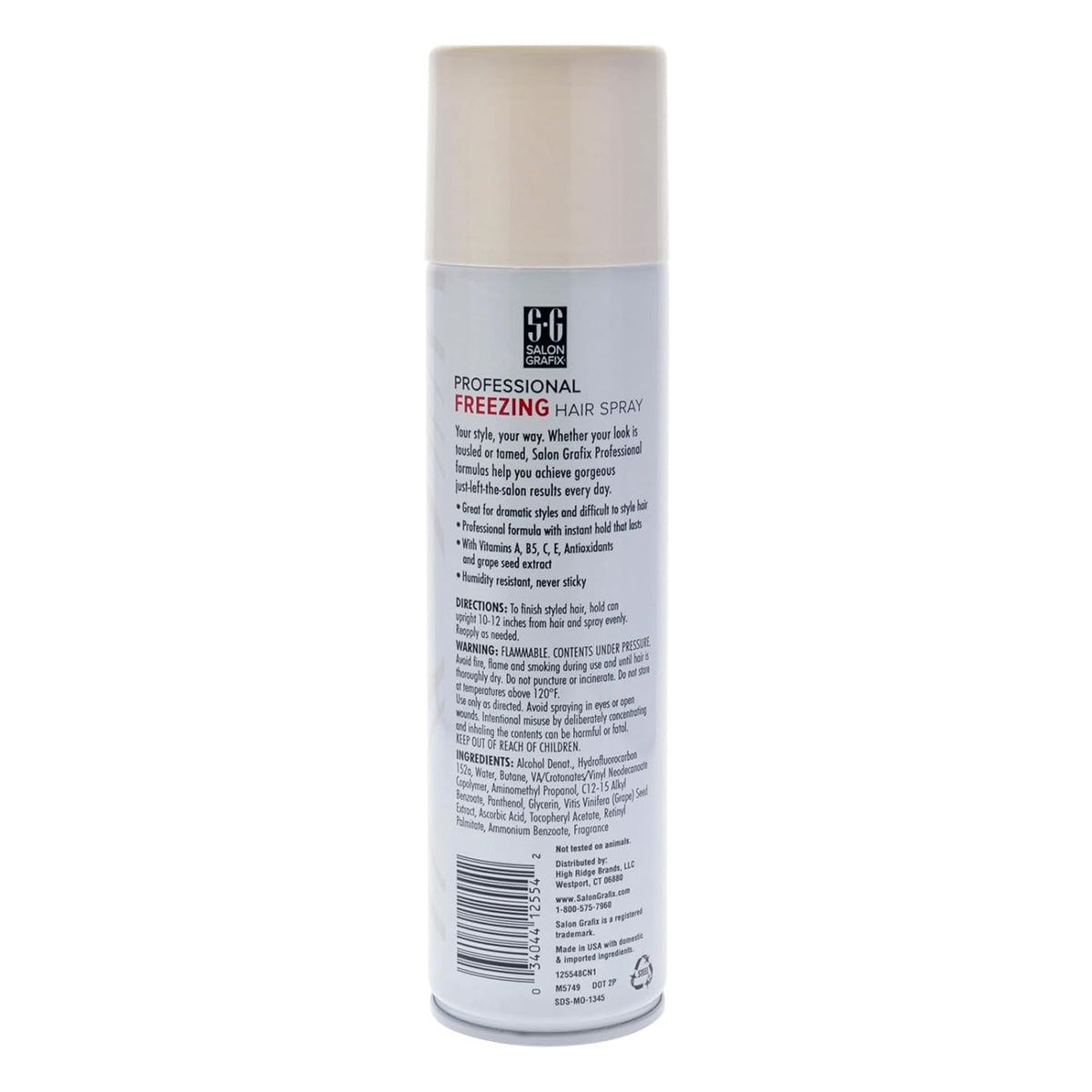 Mega Hold Hair Spray - Professional Freeze & Shine, 10 oz, Pack of 3