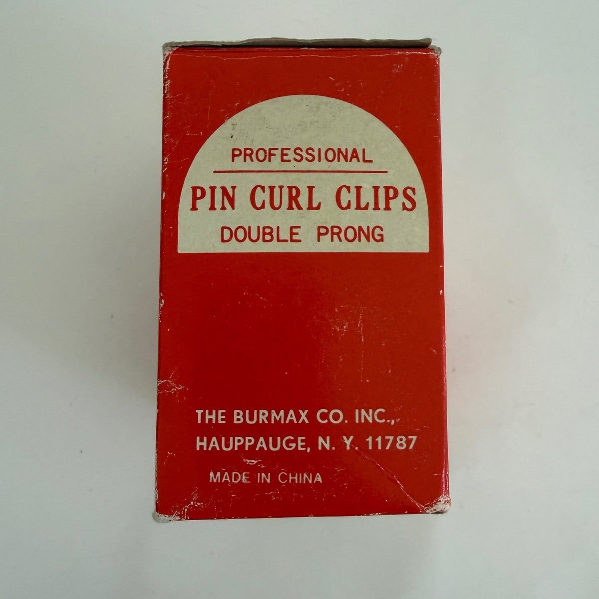 Vintage Elite Pin Curl Clips Double Prong #100 Original Box Hair