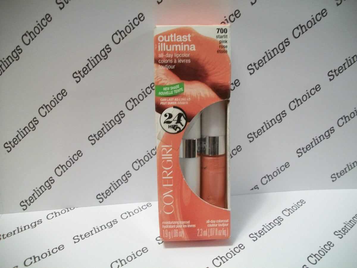 Covergirl Outlast Illumina All Day Lip Color 700 Starlit Pink - Long Lasting Shine