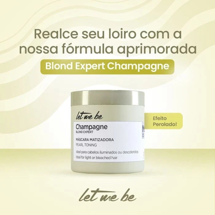 Color-Enhancing Hair Mask Champagne Blond Expert 17.64oz - Nourishing & Repairing