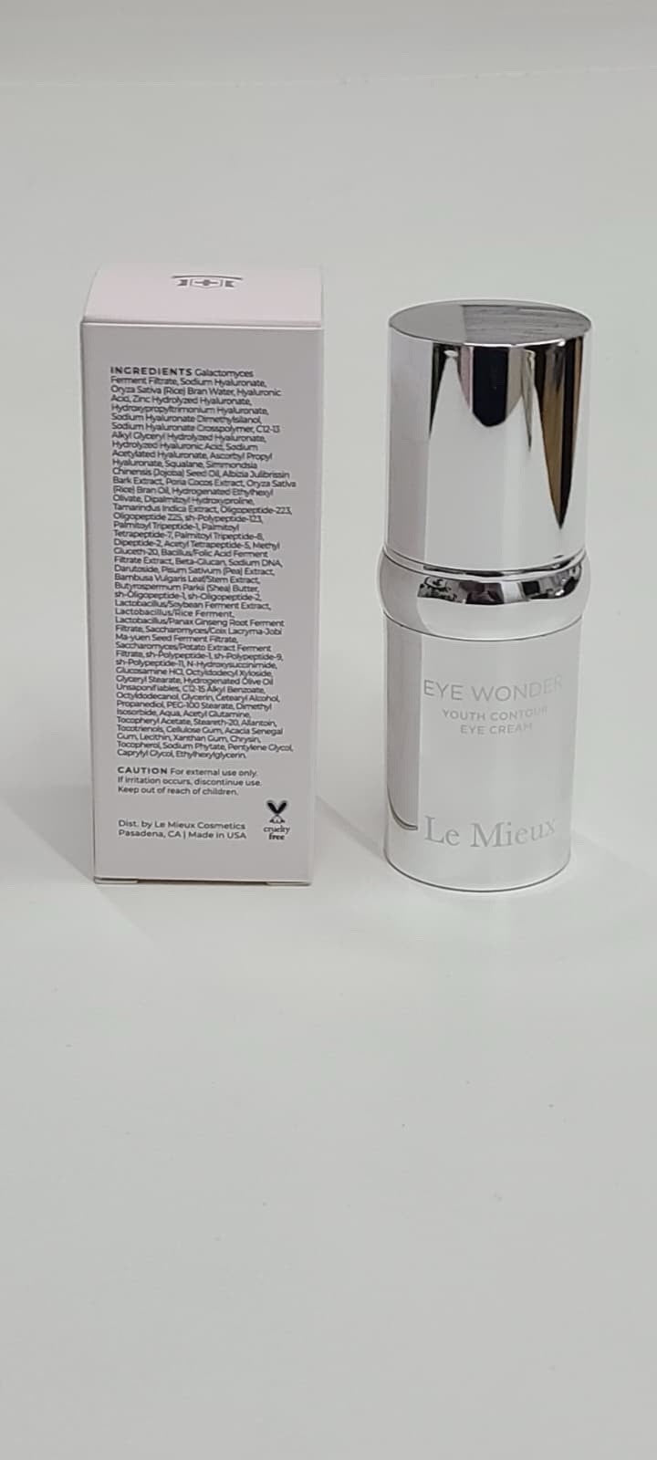 Youth Contour Eye Cream for Dark Circles Puffiness Fine Lines 0.5 oz