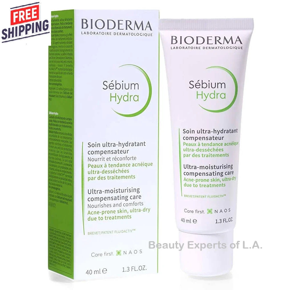 Bioderma Sebium Hydra Ultra-Moisturising Rehydrating Care 40ml for Acne-Prone Skin