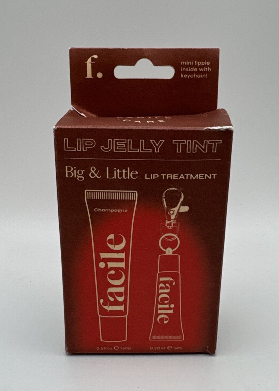 Hydrating Lip Jelly Set with Full-Size & Mini Lip Treatment + Keychain