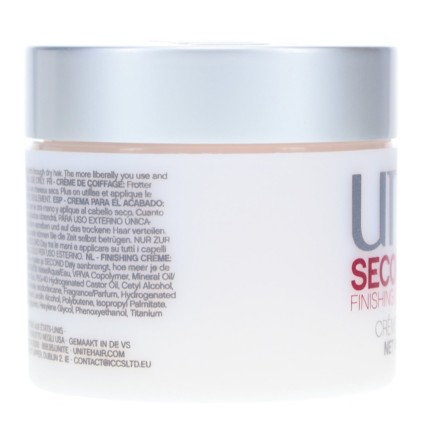 Hair Second Day Finishing Cream - Moisturizing Thermal Protectant 2 oz