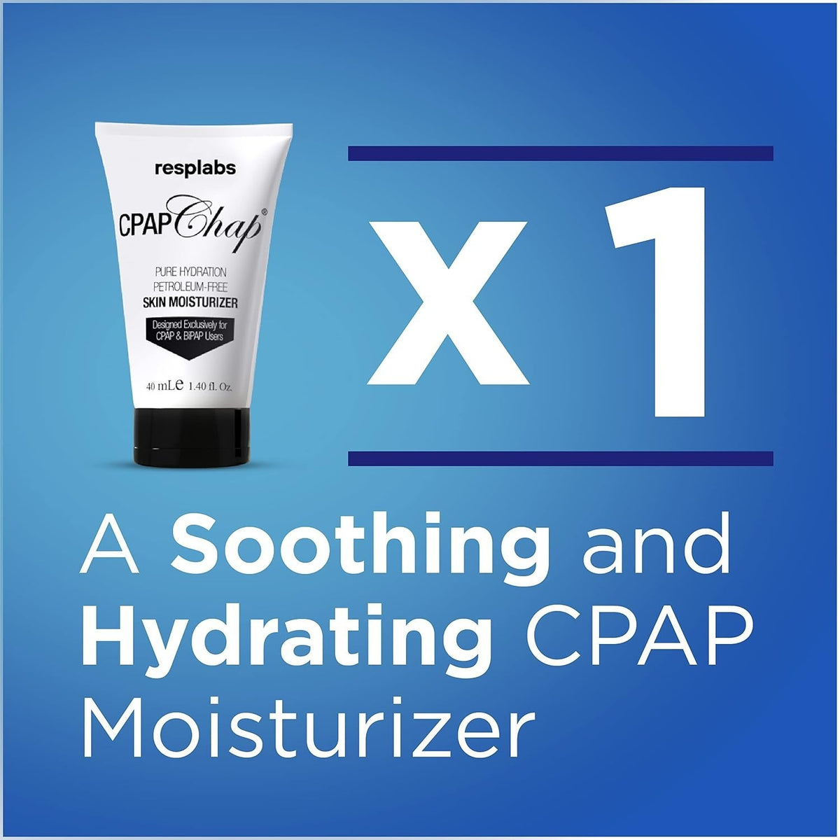 CPAP Chap Face Cream - Petroleum Free, Non-Greasy Lotion