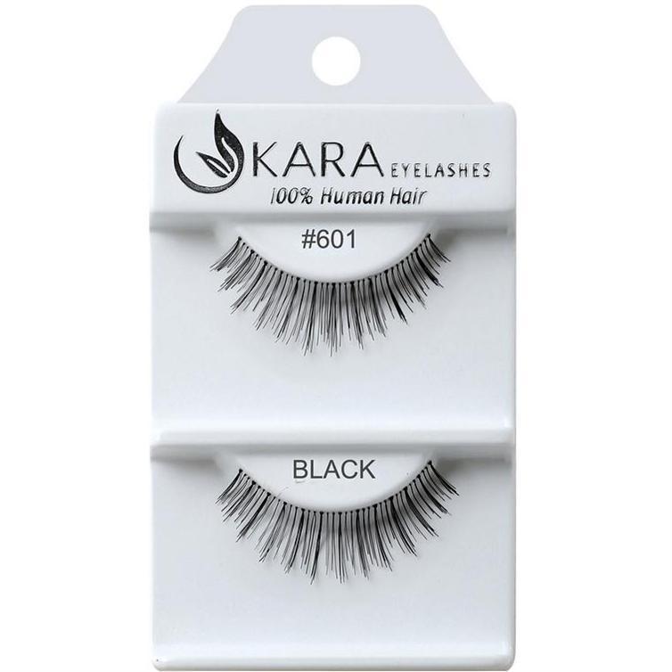 6 Pairs 100% Human Hair False Eyelashes - Kara Assorted Styles