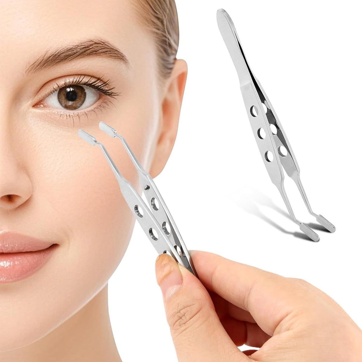 Stainless Steel Eyelid Massage Tool for Dry Eyes & Gland Expression