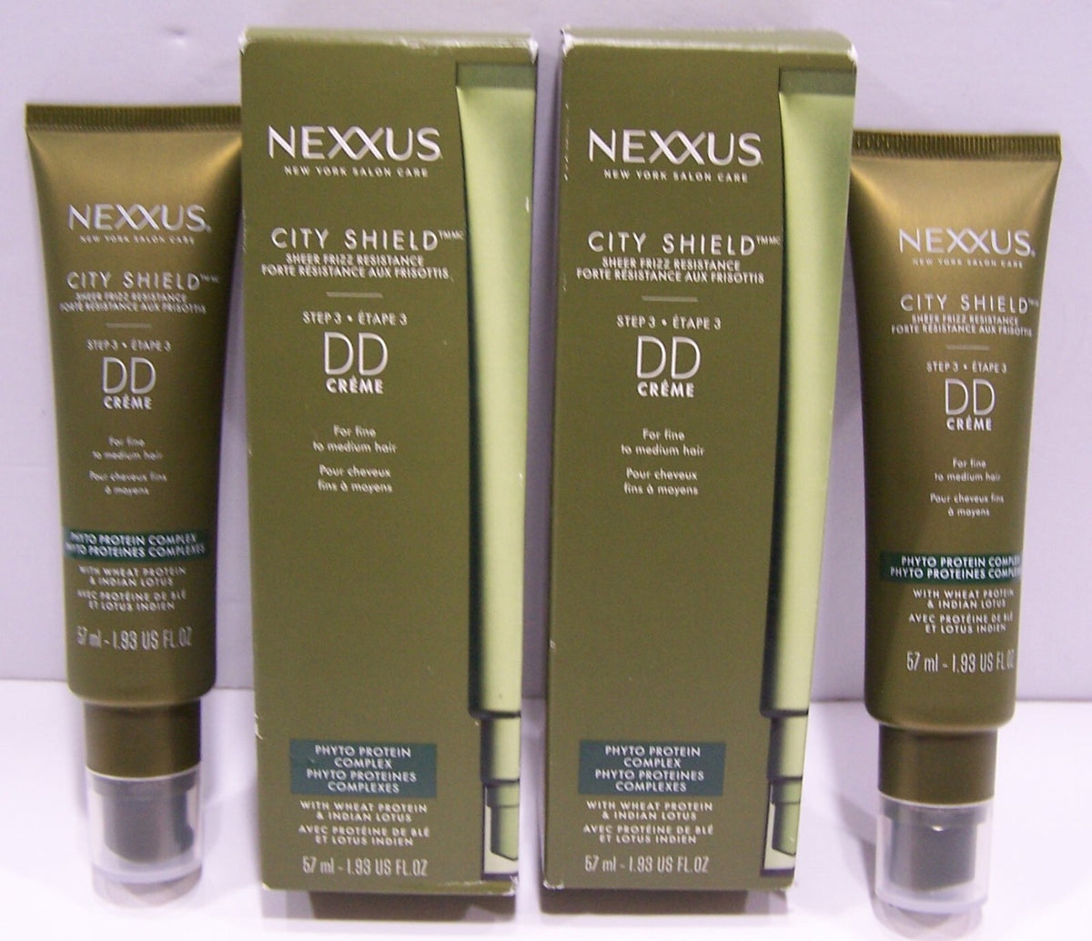Nexxus City Shield Frizz Resistance Hair Creme - Damage Defense, 1.93oz (2 Pack)
