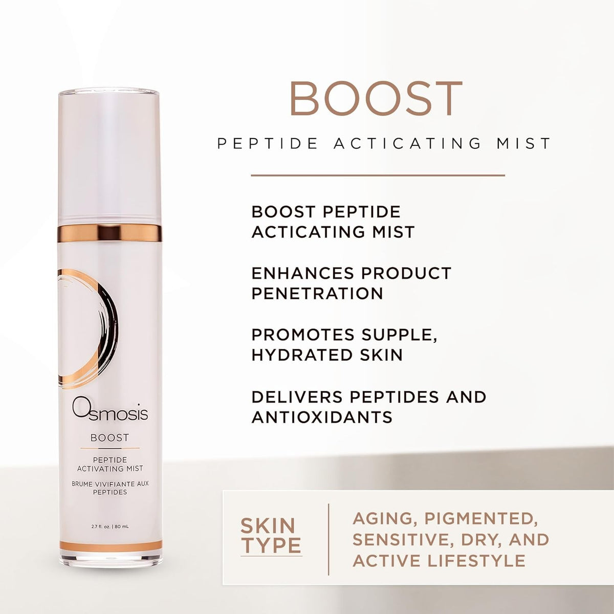 Osmosis Boost Peptide Activating Mist 80ml