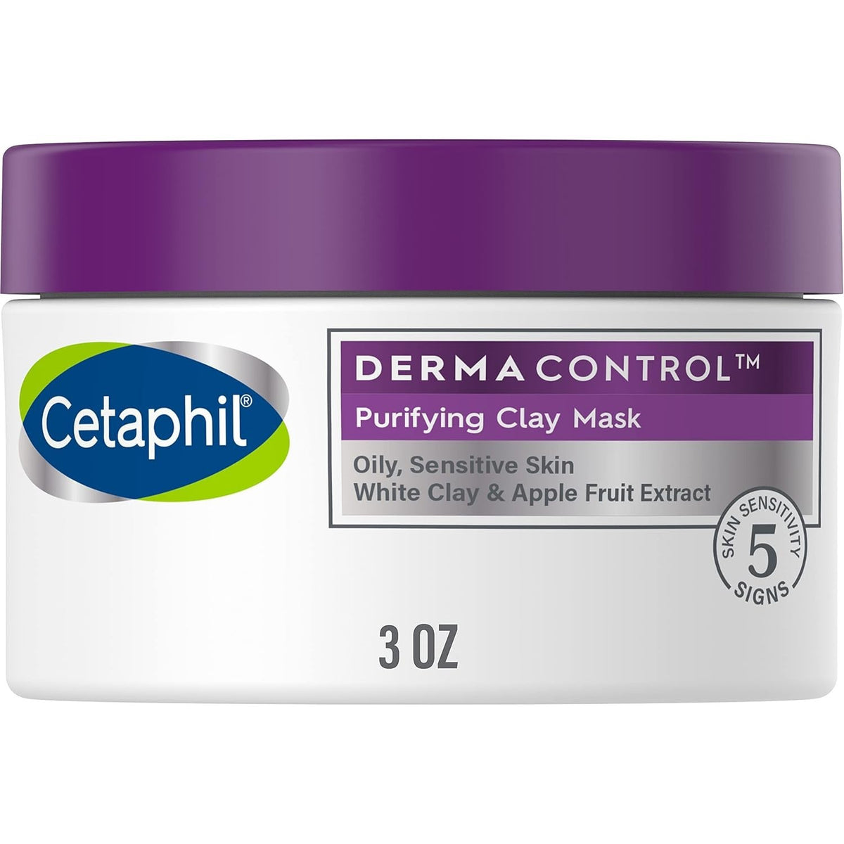 Cetaphil Purifying Clay Face Mask - DermaControl 3oz Deep Cleansing