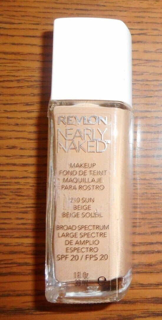 Face Makeup Foundation - Revlon Nearly Naked 1 Fl Oz for Natural Look