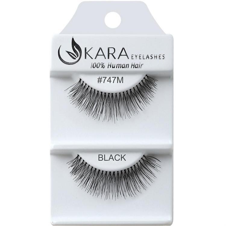 6 Pairs 100% Human Hair False Eyelashes - Kara Assorted Styles