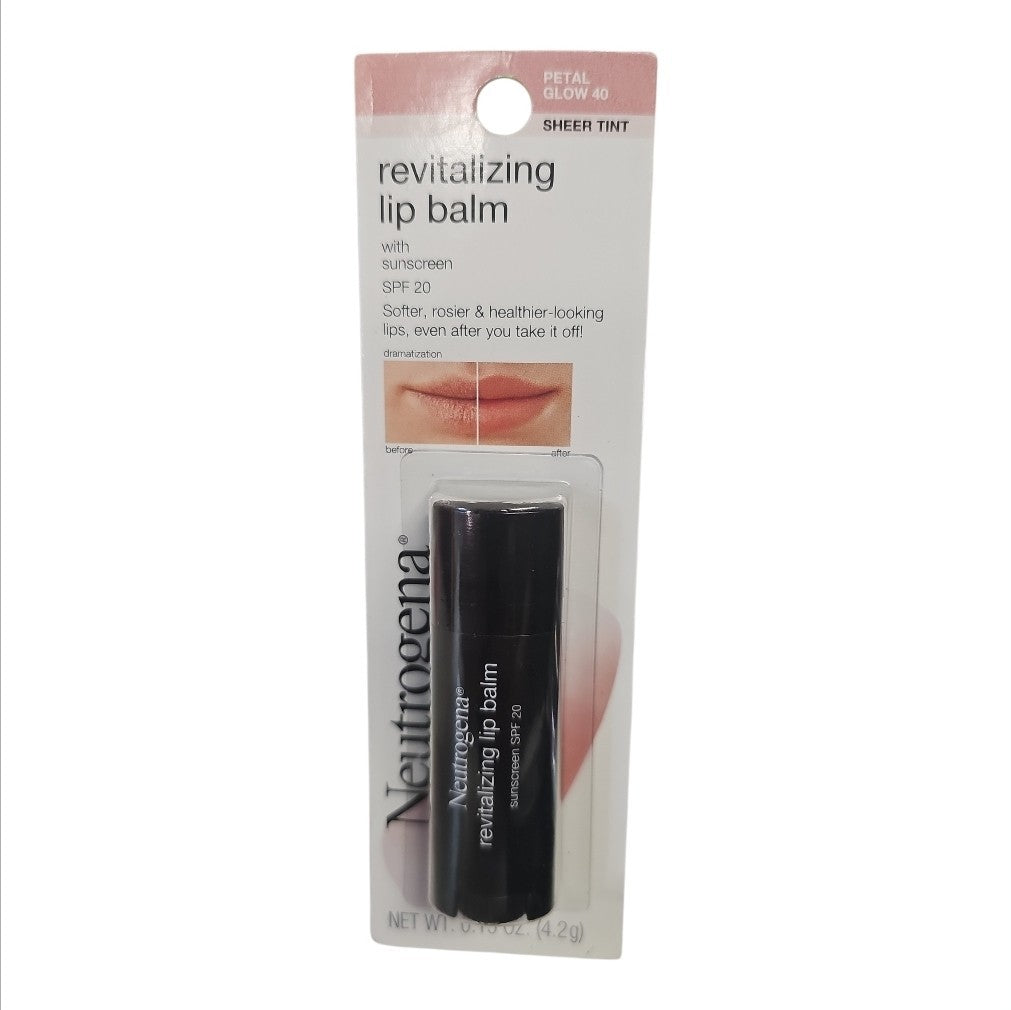 Sheer Tint Lip Balm with SPF 20 - Petal Glow, Revitalizing Lip Care, 0.15 oz