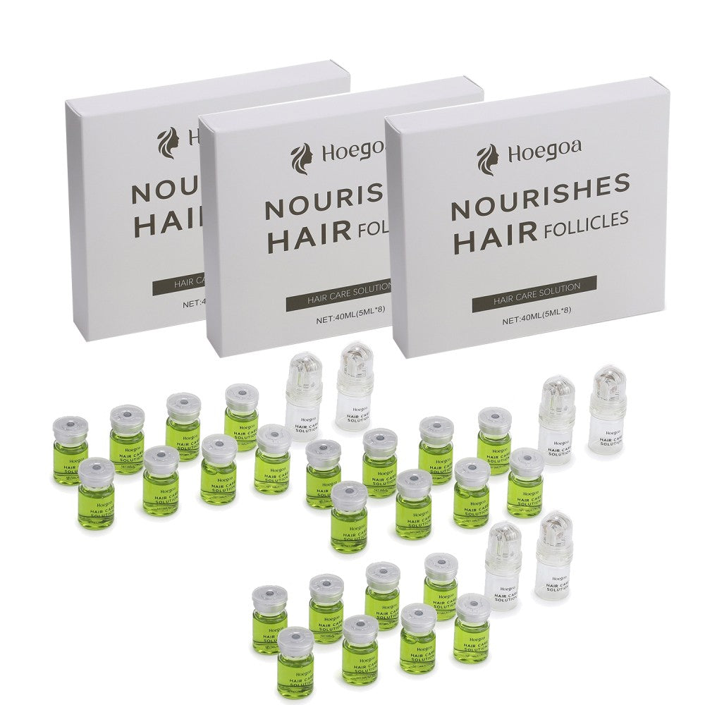 Microneedle Hair Growth Serum Roller - Scalp Nourishing Solution