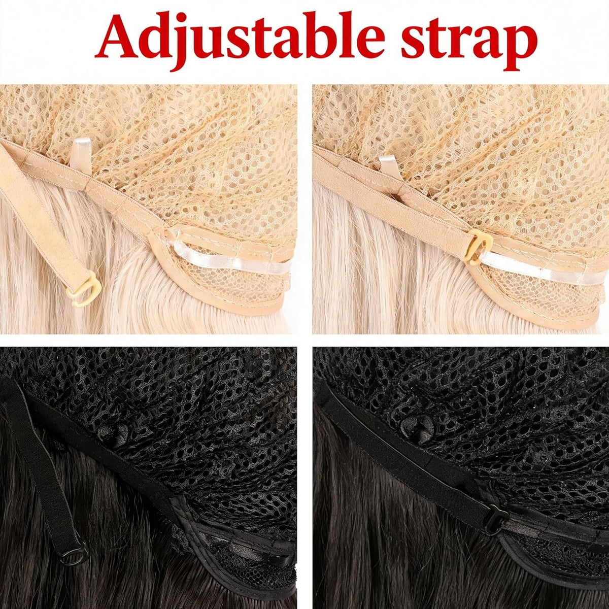 Black Wavy Wig 24 Inch with Side Bangs for Cosplay & Parties