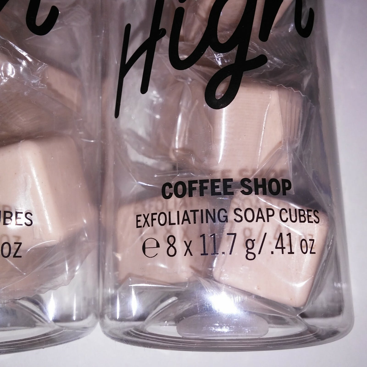 Set of 3 Victoria Secret PINK Sugar High Coffee Shop Exfoliating Soap