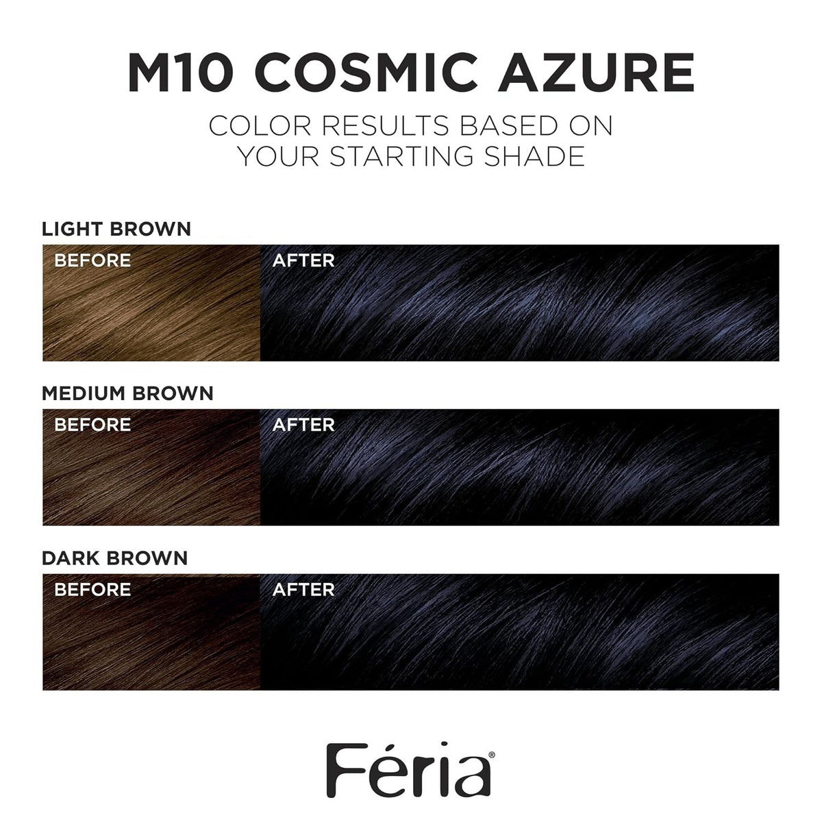 One-Step Cosmic Azure Hair Color Kit - No Bleach