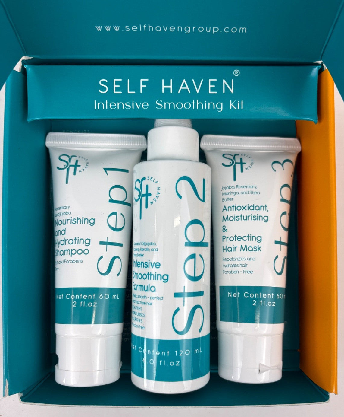 Self Heaven 3-Step Keratin Hair Treatment Kit for Frizz & Volume Control