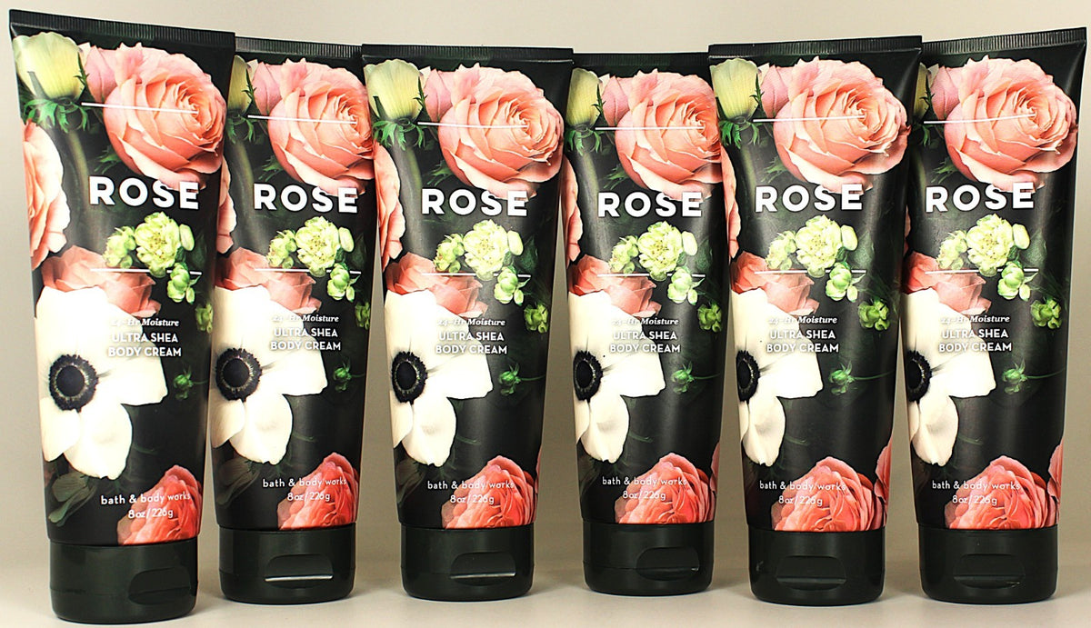 Rose Body Cream Lotion Moisturizer 8oz - Pack of 6