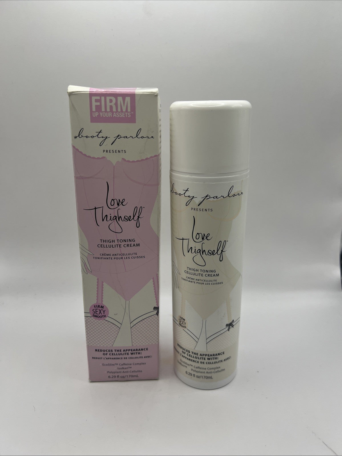 Thigh Toning Cellulite Cream with Caffeine & Anti-Cellulite Formula - 6.29 Oz