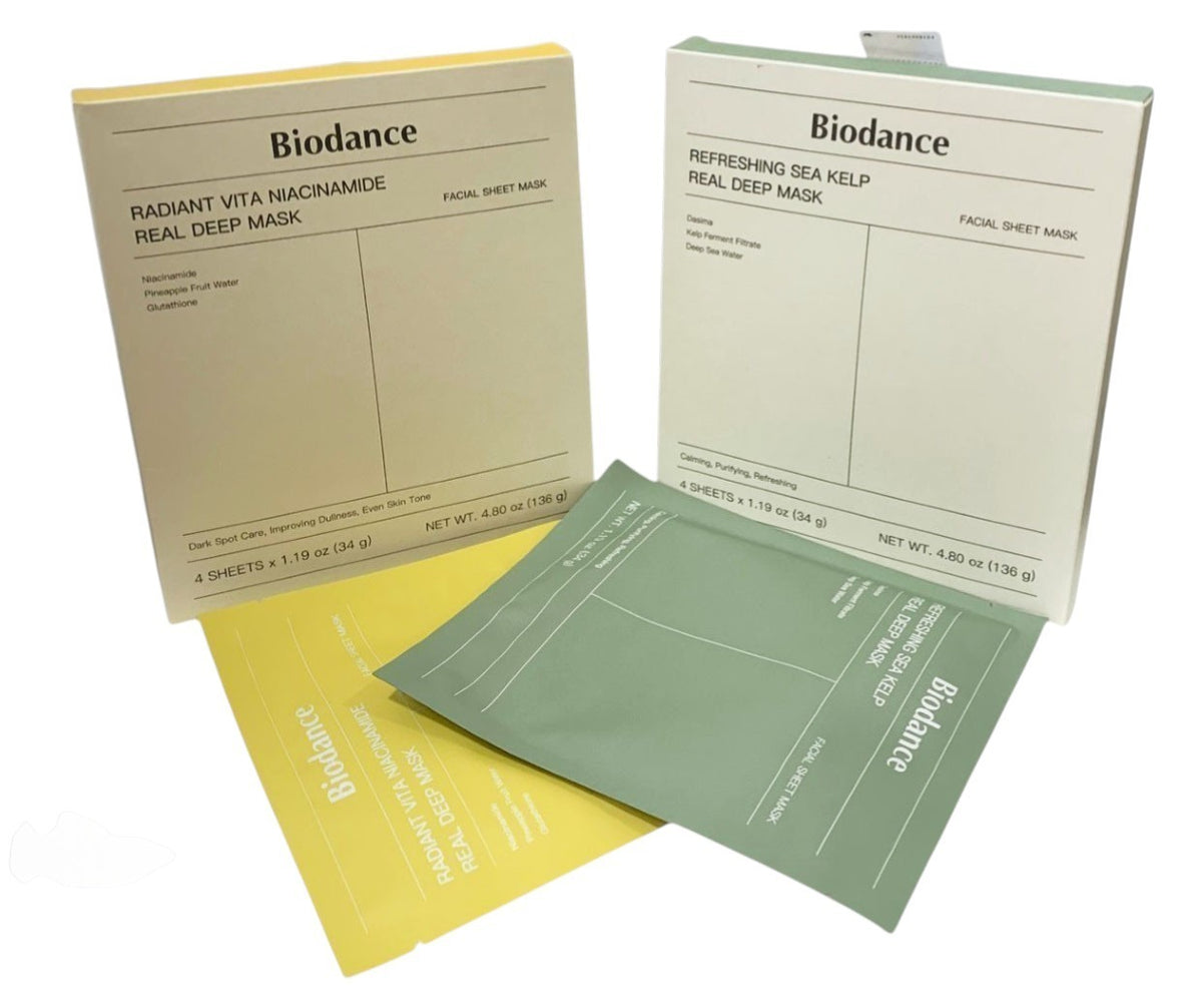 Sea Kelp & Niacinamide Real Deep Masks 8 Pack