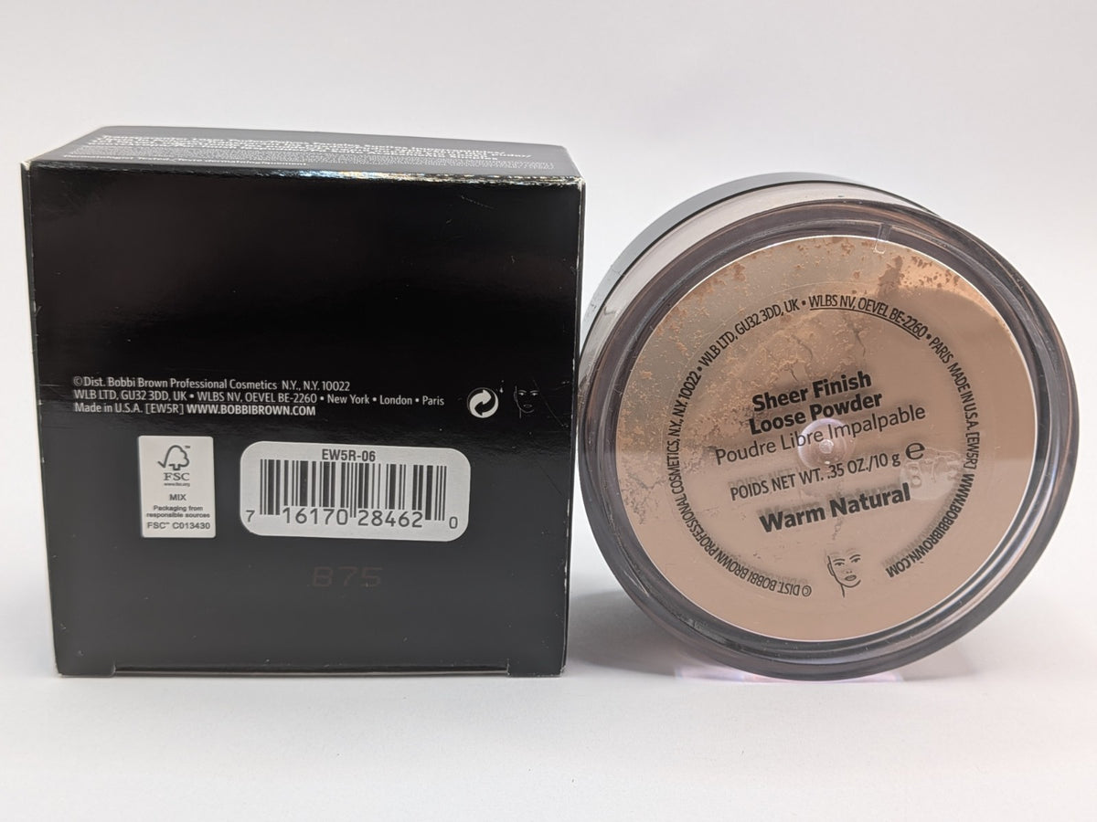 Sheer Finish Loose Face Powder Warm Natural 0.35 oz - Flawless Skin