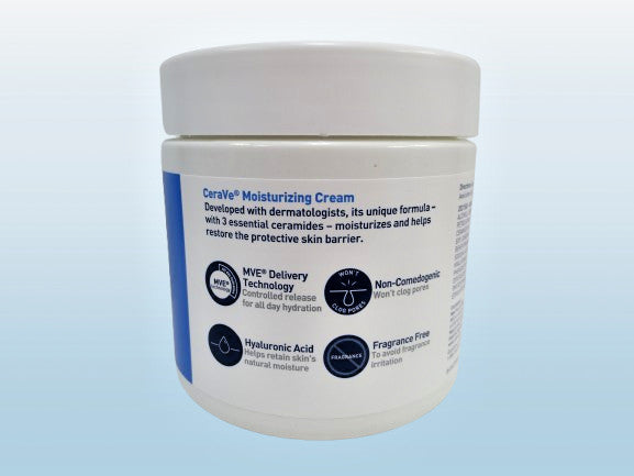 Moisturizing Cream for Face & Body – Normal to Dry Skin, 16 oz (2-Pack)