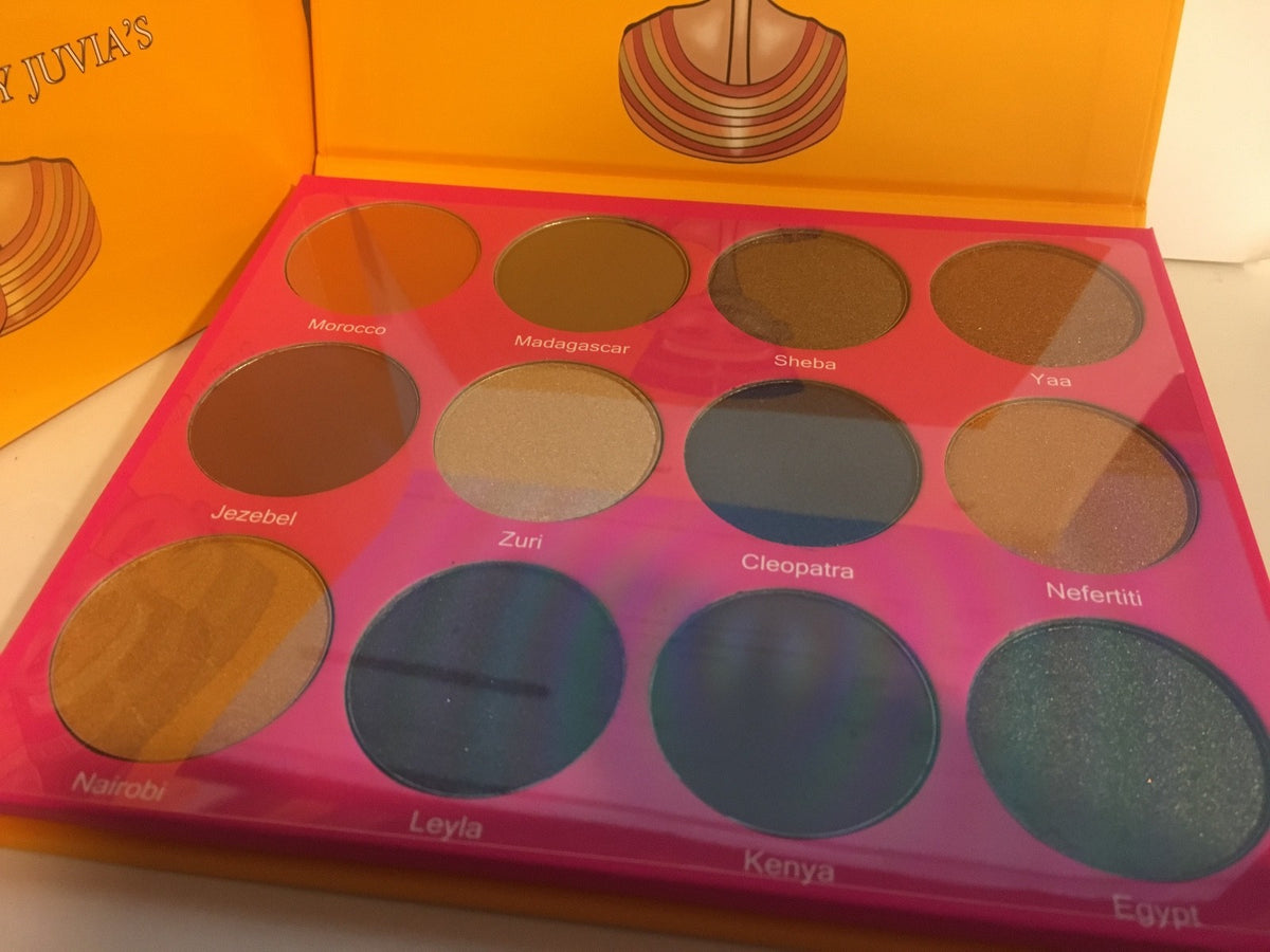 Nubian Eyeshadow Palette by JUVIA'S PLACE - Vibrant Color Range, New & Authentic